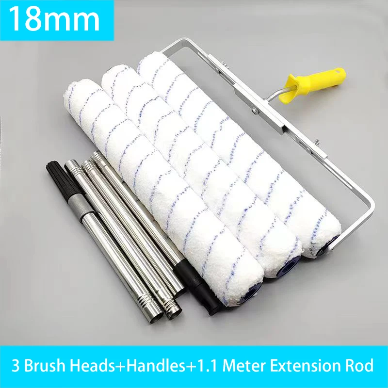 18inch Paint Roller Brush Short-Middle-Long Plush Painting Handle Tool For Wall Decorative 6MM/9MM Painting Handle Tool Support