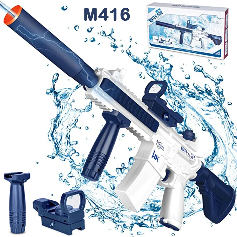 

water gun Fully automatic electric rechargeable remote continuous shooting space party game splash summer children's toy