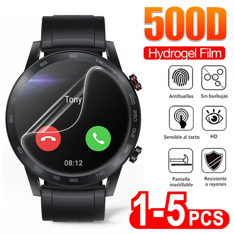 500D HD Hydrogel Protective Film For Huawei Watch GT 2 2E 42mm 46mm GT 2 Pro Full Screen Protector For Honor Watch Magic 2 42 46