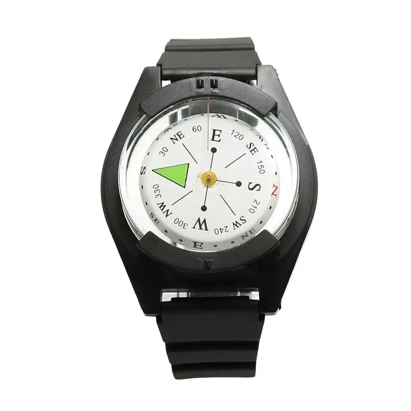 Waterproof Wrist Compass For Outdoor Hiking Camping Diving Survival High Precision Wrist Diving Compass 50 M/164FT Compass Dial