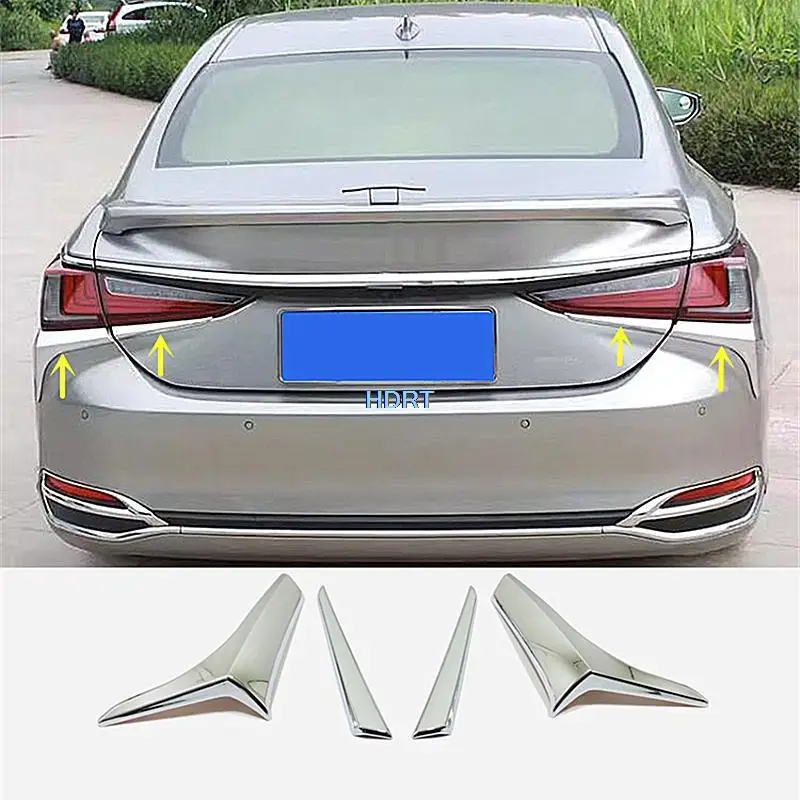 Rear Light Tail Lamp Eyebrow Eyelid Decoration Trim Strip Cover For Lexus ES ES200 ES260 ES300 2018-2022 Accessories Exterior