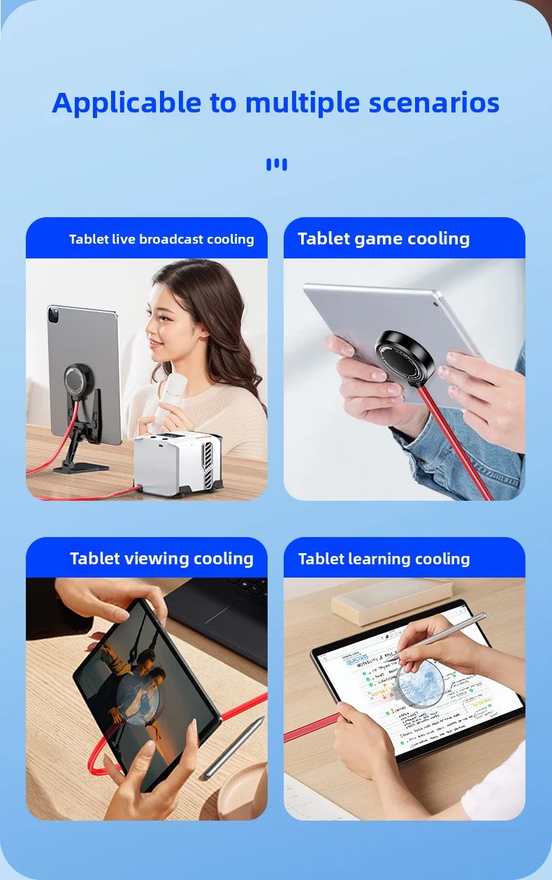 جديد عالي الطاقة مبرد بالماء المغناطيسي أشباه الموصلات الصامت البث المباشر الهاتف المحمول #5