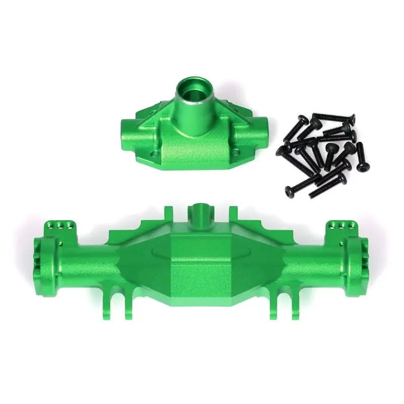 ABUM-RC Car Upgrade  Quick Release Front Rear Axle Bridge Shell Kit For LOSI 1/18 Mini LMT 4X4 Brushed Monster Truck  Green