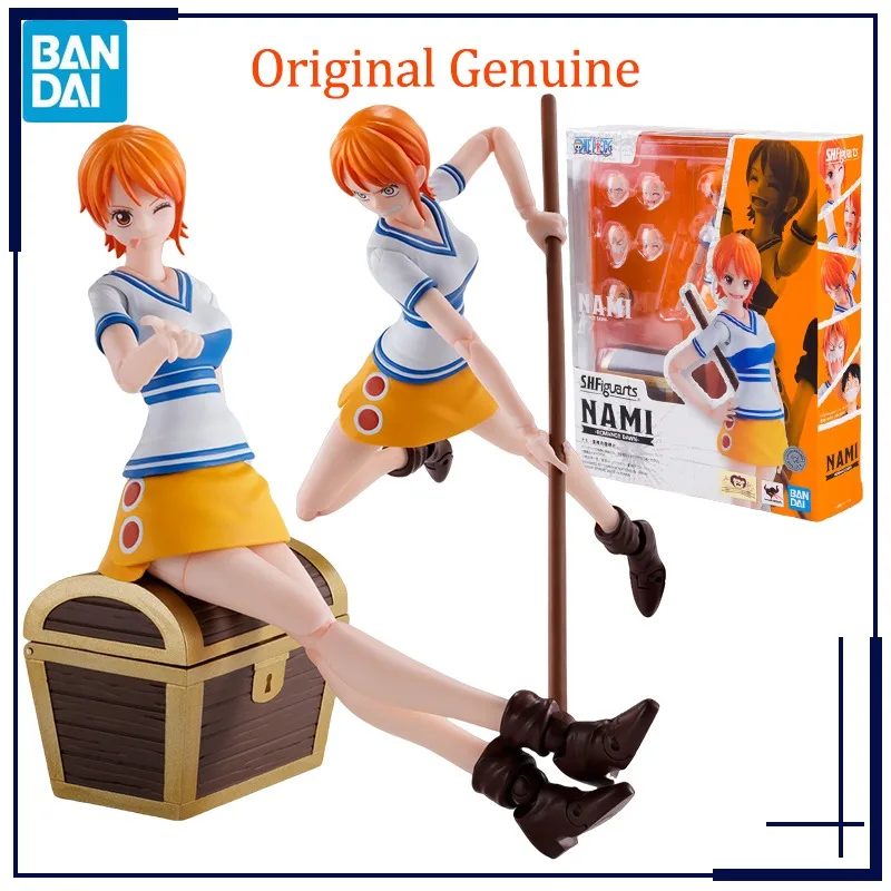 

Original Genuine Bandai Anime ONE PIECE NAMI -ROMANCE DAWN- SHF Model Toys Action Figure Gifts Collectible Ornaments Boys Kids