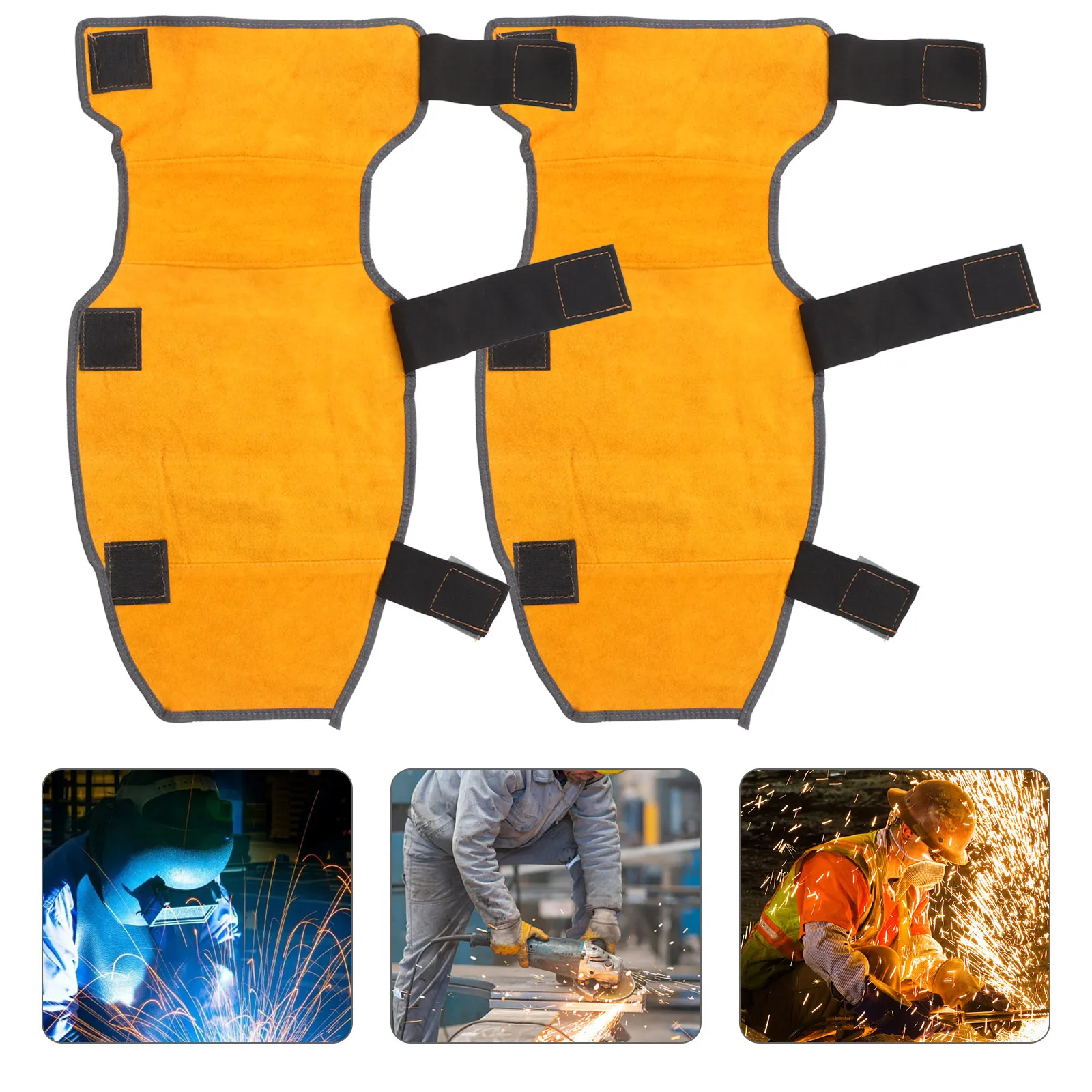 

1Pair Anti scald Knee Pads Heat Resistant Flame Retardant Welding Leg Protectors Electric Work Knee Cover