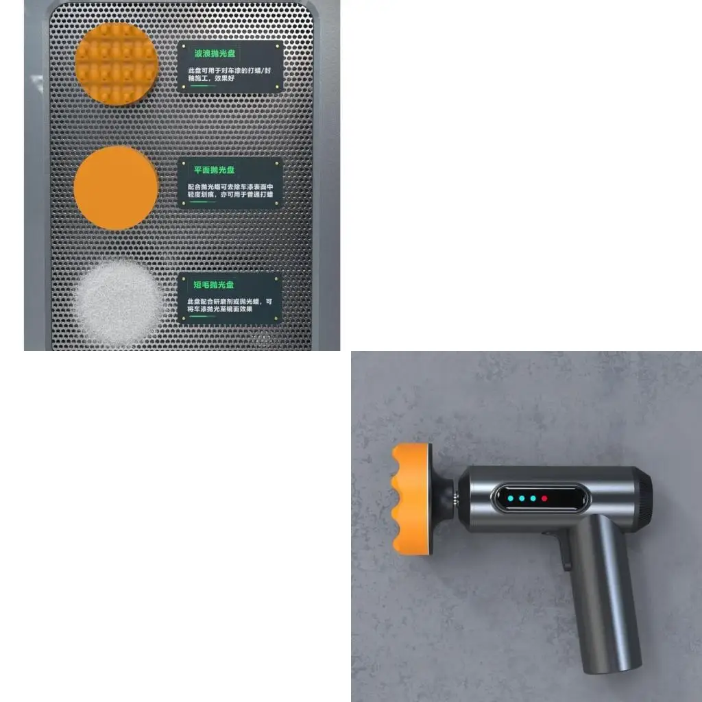 

Cordless Car Buffer Polisher Small Buffer Polisher for Car Detailing Waxing Home