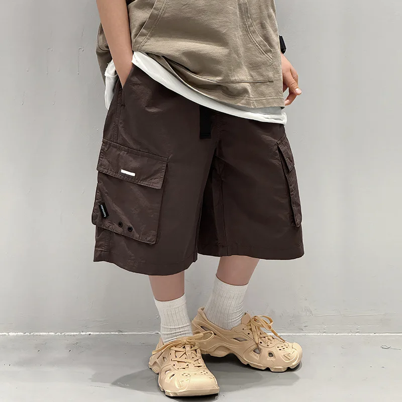 Baoduo children's clothing boys shorts children's pants summer thin boys five-point pants 2025 summer