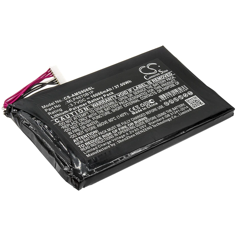 

CS Cameron Sino Kerui New 10000mAh Replacement Battery for Maxisys MS906BT, Maxisys MS906TS, MS906BT, MS906S, MS906TS