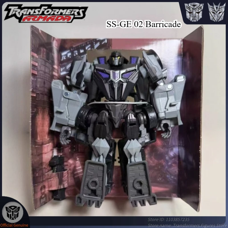 Original brandneues Transformer-Roboter-Modellspielzeug SS-GE 02 Barrikade G1 Studio Film Cartoon Actionfigur Anime Beliebte Puppengeschenke