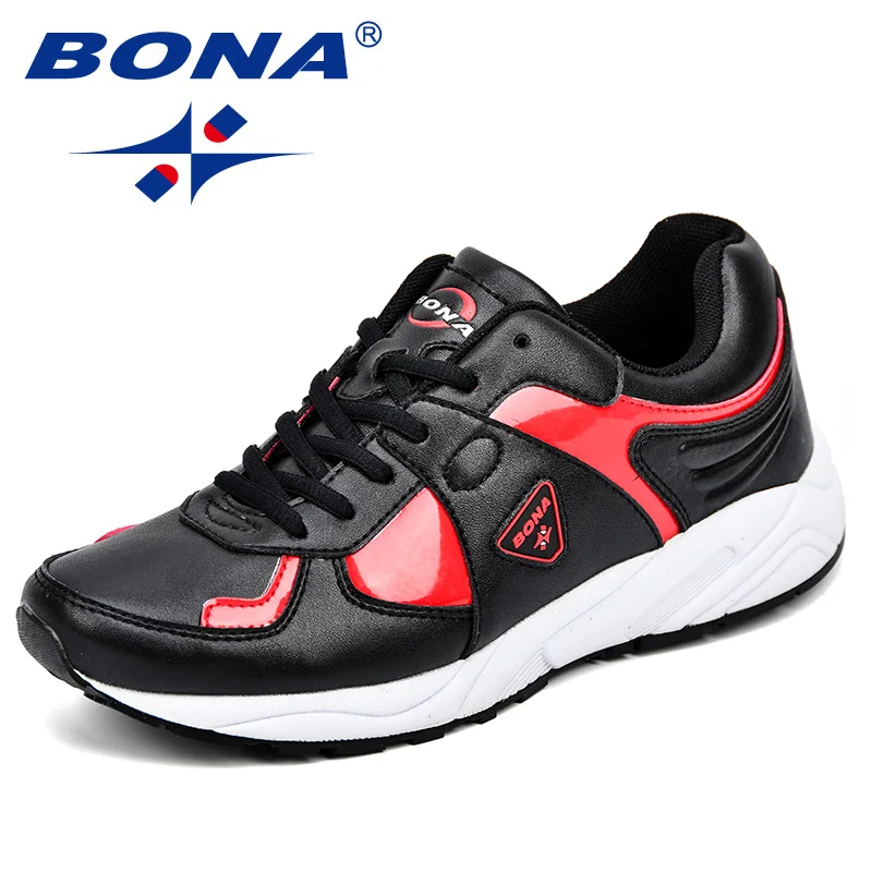 Bona neue beliebte Stil Frauen Laufschuhe synthetische Schnürung weibliche Sportschuhe Outdoor Lady Jogging schuhe schnell versand kostenfrei