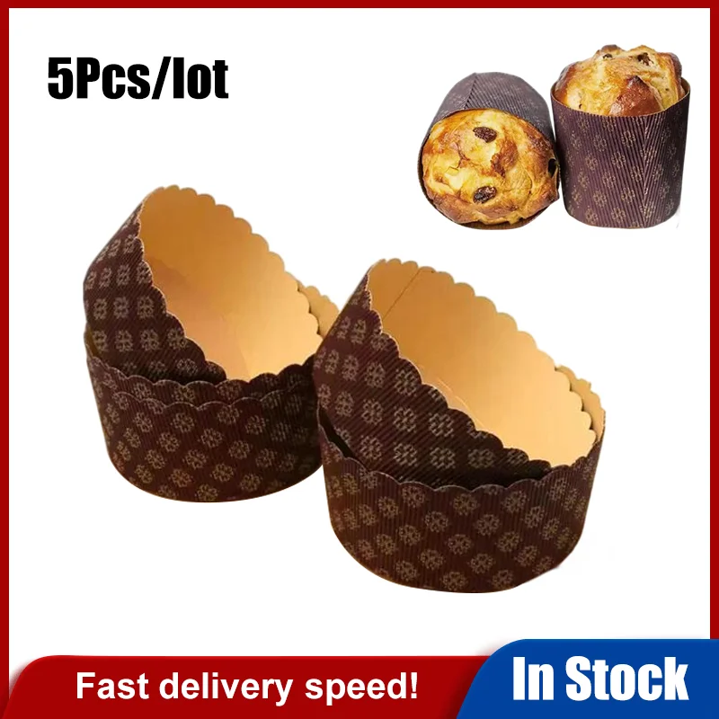 5Pcs Papier Tablett Taube Form Gebäck Brot Kuchen Karton Verpackung Kuchen Dekoration Weihnachten Urlaub Party Küche Backen Werkzeuge