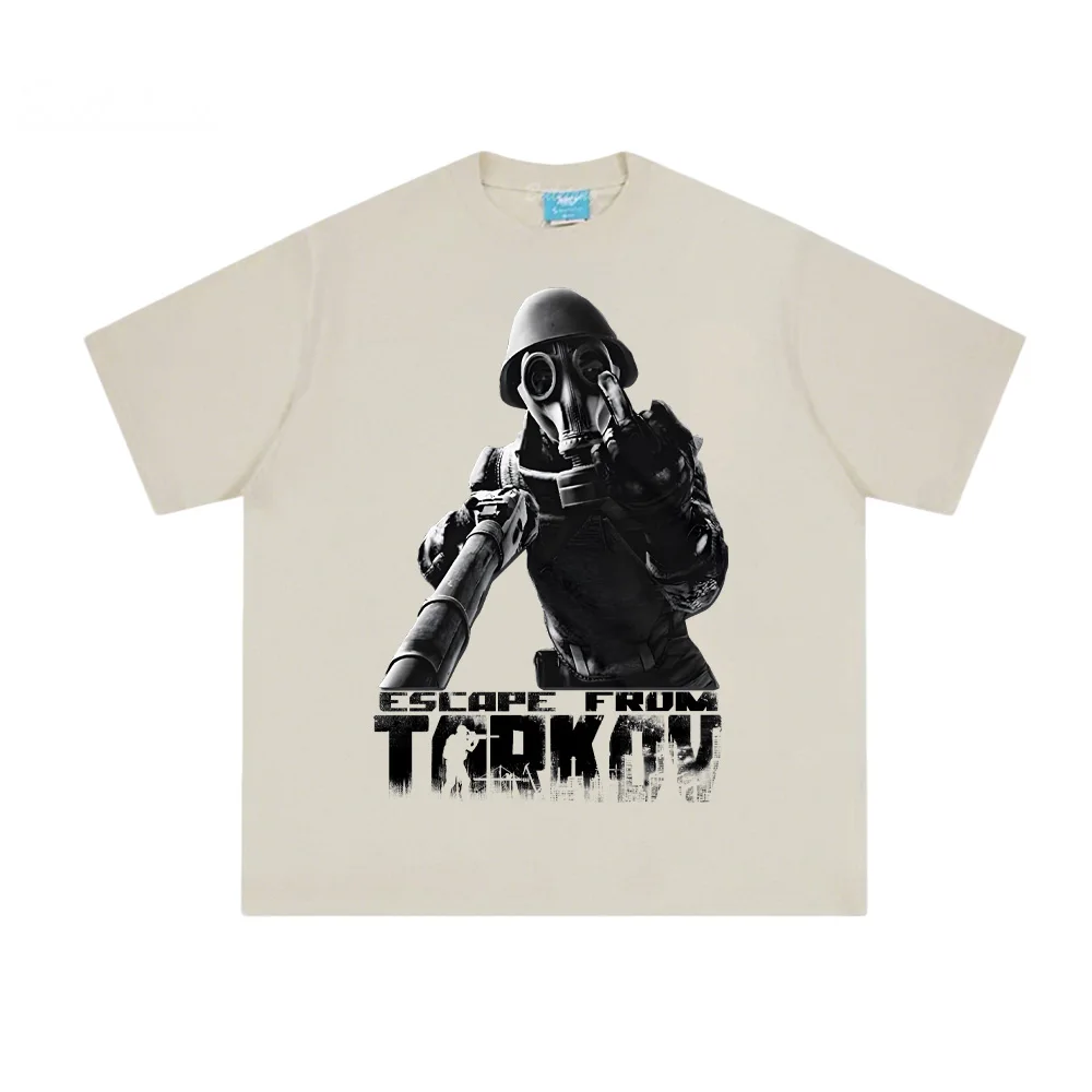 

Футболка Escape From Tarkov GAME, футболка с принтом для стрельбы, удобная одежда высокого качества из 100% хлопка, удобные топы с круглым вырезом