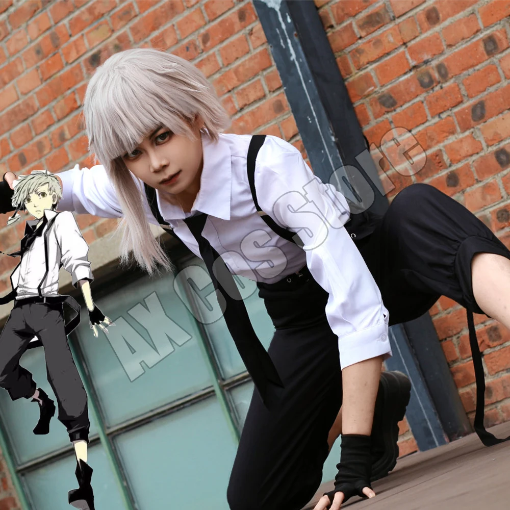 アニメ-bungou-stray-dogs-樋島敦コスプレ衣装ウィッグ樋島敦コスプレ制服ハロウィン衣装男性女性用