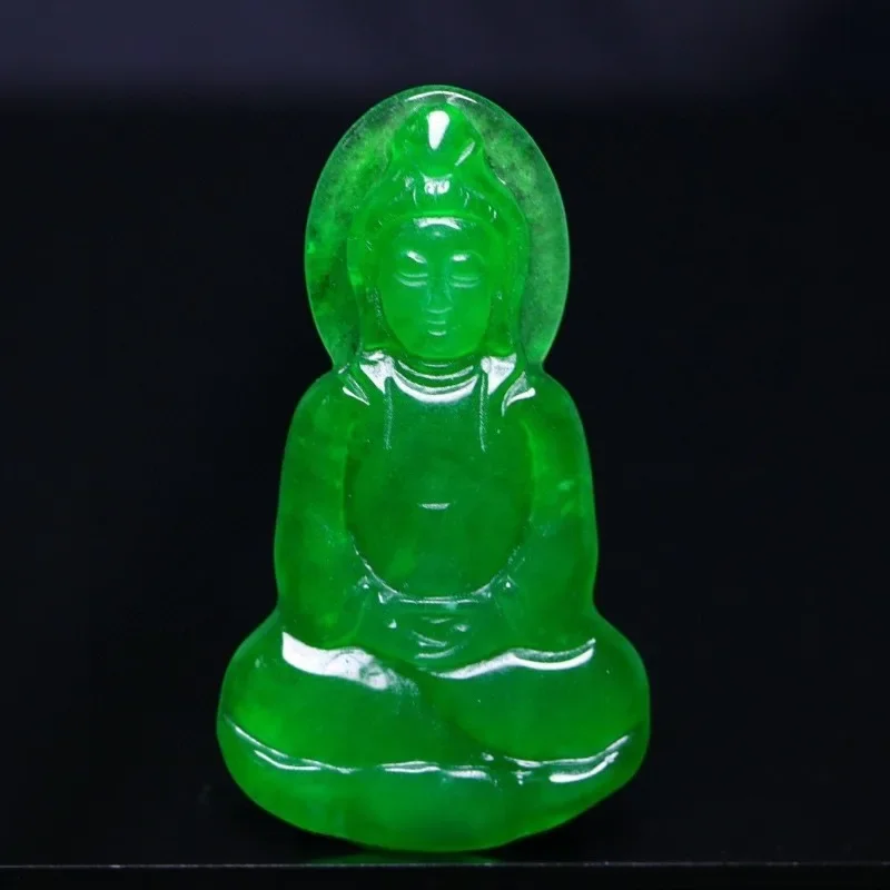 

Ice-type Guanyin Pendant, Ethnic Style Classic Fashion Men's Necklace Jewelry