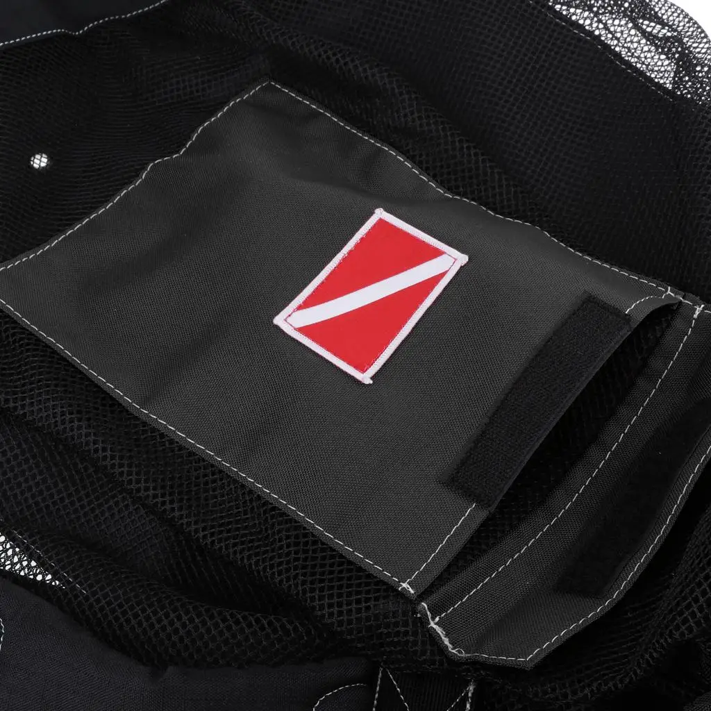 

Swimming Snorkeling Mesh Backpack 80L Waterproof Diving Equipment Carrier Net Bag for Fins Mask and Gear Storage