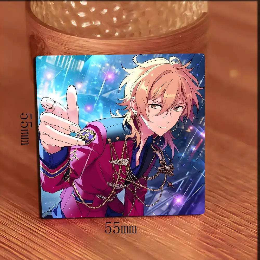 O-Ogami K-Koga Photo Fridge Magnet Square Stickers Personalize Home Decor Souvenirs Gift