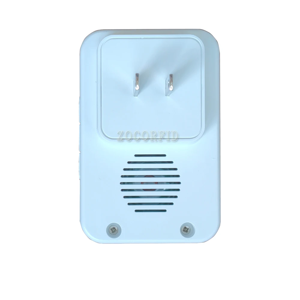 AC220V 1 To 2 Wireless Remote-controlled sound and light doorbell, long-distance colorful flashing, deaf elderly service pager