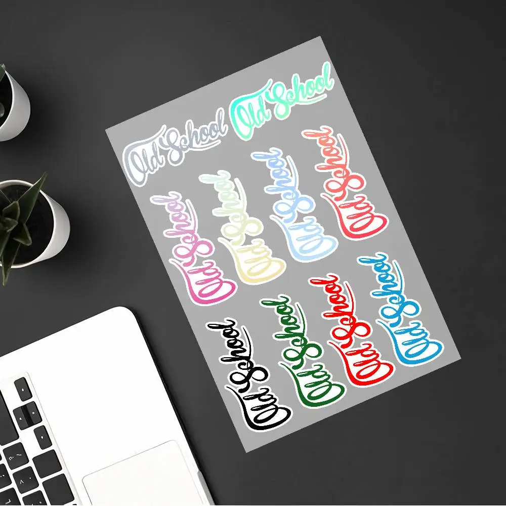 Old School Japanese Motorcycle Sticker Suitable For Motorcycle Body Reflective Car Sticker Helmet Decal