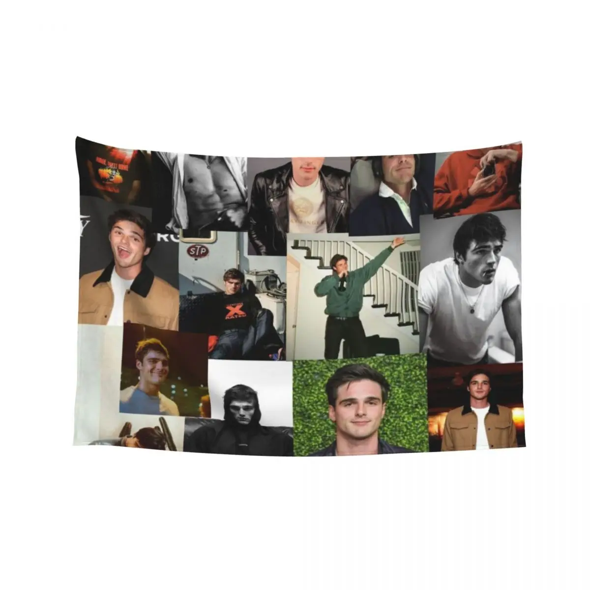 

Jacob Elordi pic collage Tapestry Home Decorations Room Decorations Aesthetic Wallpaper Bedroom Tapestry