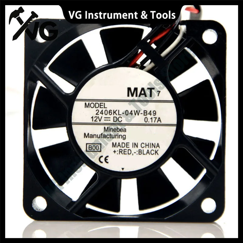 New For Original NMB 2406KL-04W-B40/B49 12V 0.17A double ball 6CM 6015 chassis cooling fan