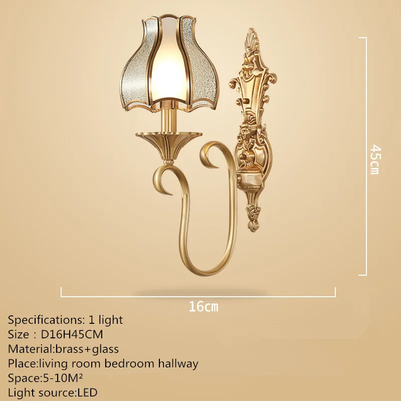 FAIRY Contemporary LED Copper Wall Lighting Creative Design Sconce Lamp Decor for Home Living Room