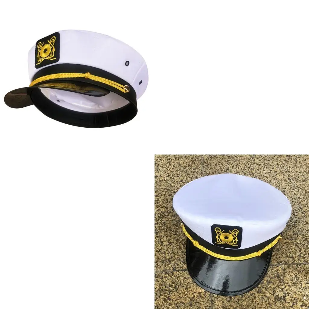

Sailors Captain Hat for Stage Sailors Party Cosplay Costume Masquerades Captain Hat for Halloween Party