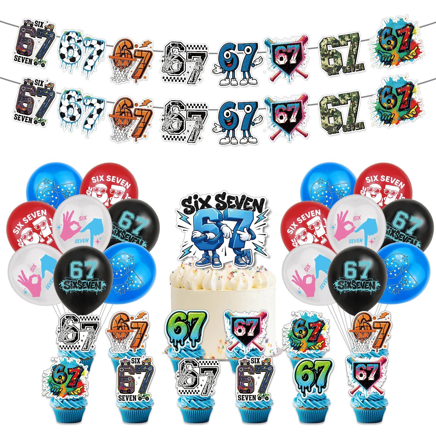 Lot de 12 pièces : Décoration - Party Supplies avis et prix
