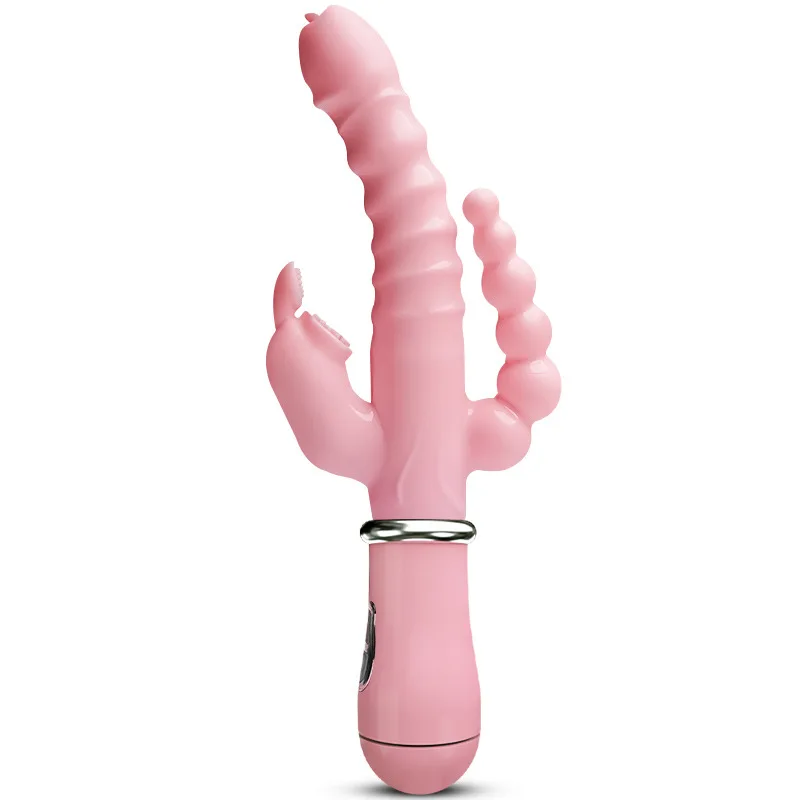 3 In 1 Dildo Rabbit Vibrator Waterproof USB Magnetic Rechargeable Anal Clit Vibrator Sex Toys for Women Couples Sex Shop