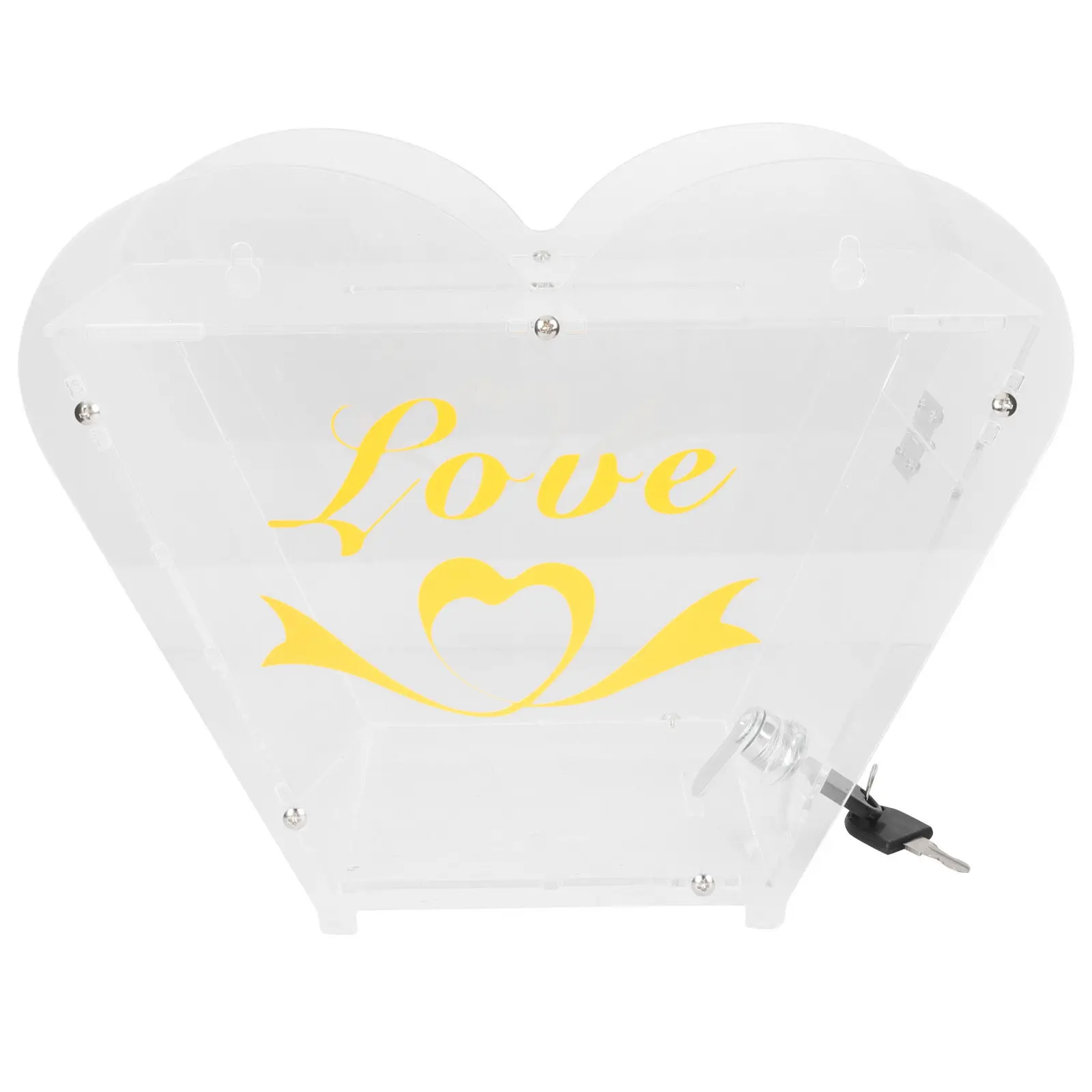 Decorative Desktop Donation Box Professional Suggestion Collection Container Premium Material Sturdy Compact Bright Color