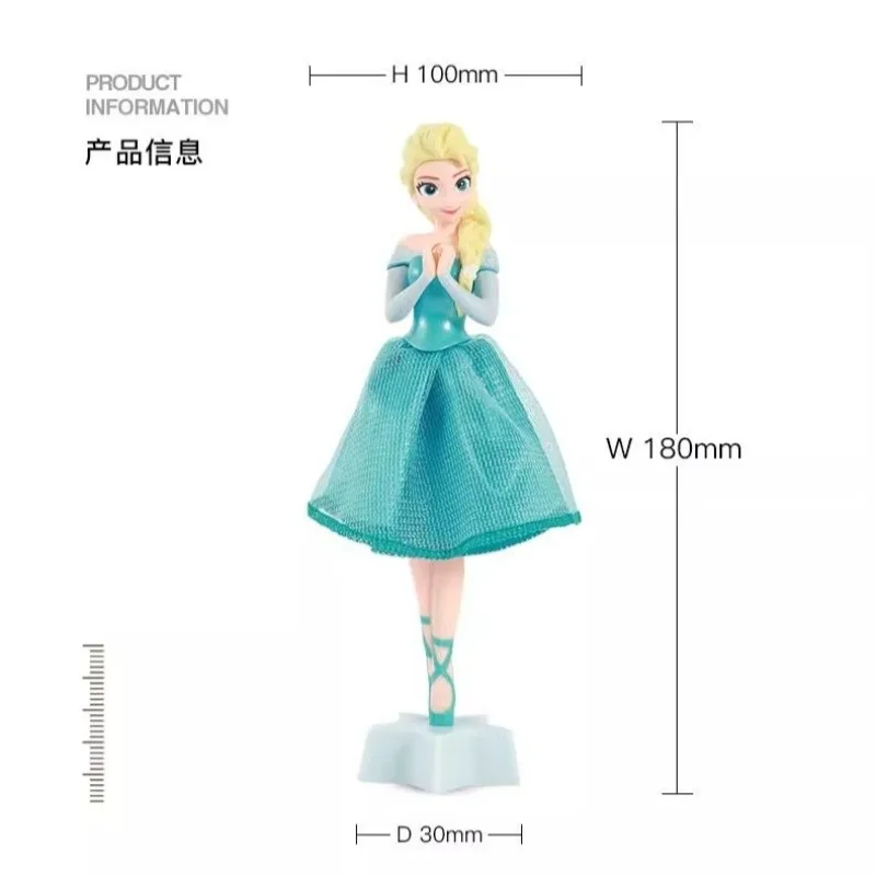 ديزني الأميرة إلسا قلم حبر جاف المجمدة أنيمي آنا الأميرة التصميم زخرفة لعب الأطفال الفتيات الكرتون القرطاسية هدية