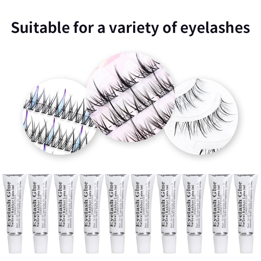 Professional Quick Drying False Eyelashes Glue White Waterproof No Irritation Safe Eye Lash Glue Adhesive Makeup Tools 1/5/8PCS