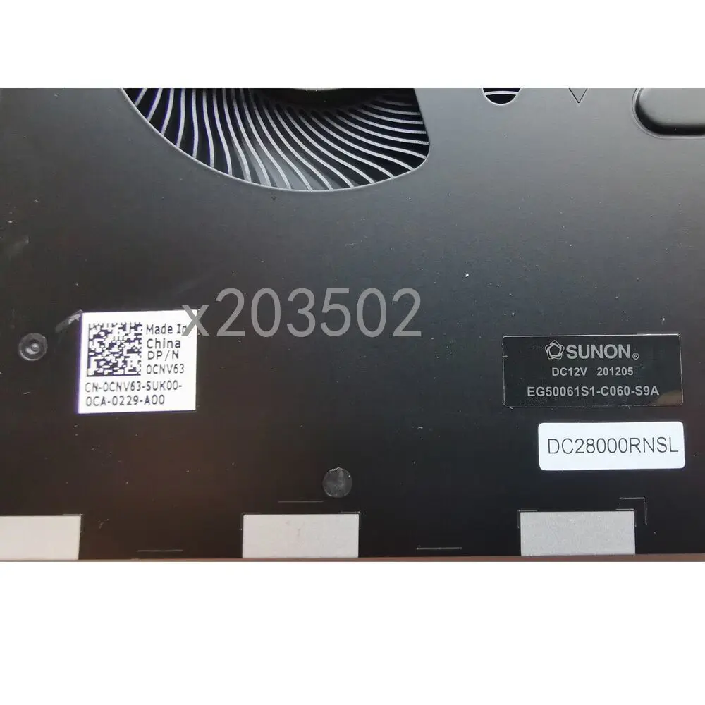 Новый охлаждающий вентилятор для процессора и графического процессора Dell Alienware M17 M17 R3 R4 P45E RTX30 H5TYJ CNV63