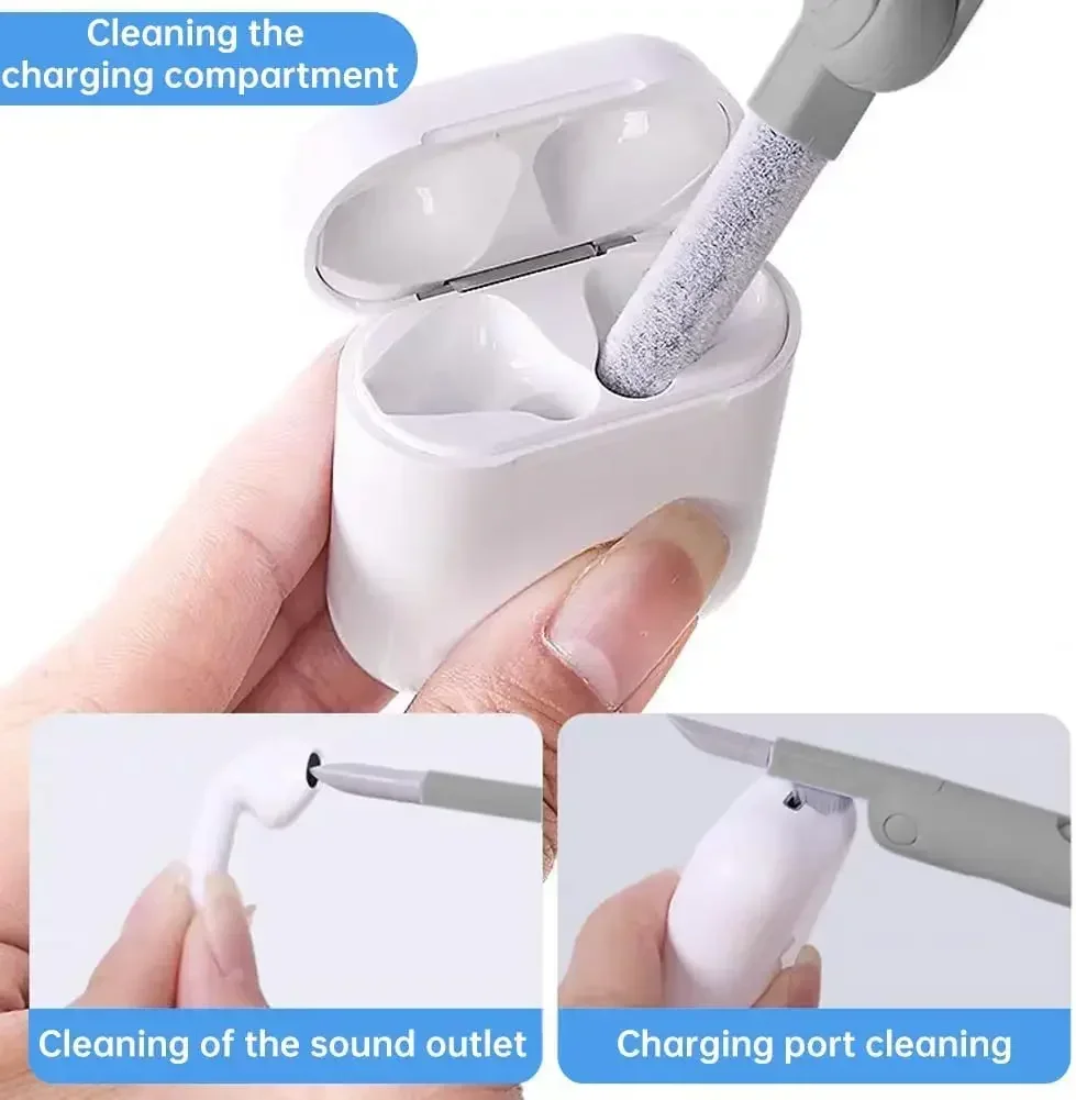 Multifunctional Cleaning Kit Laptop Keyboard Cleaning Brush Mobile Phone Screen Cleaning Bluetooth Headset Cleaning Pen view 4