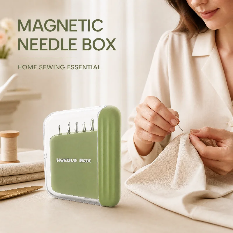 Travel Accessories To Sew - Portable New Magnetic Needle Box High