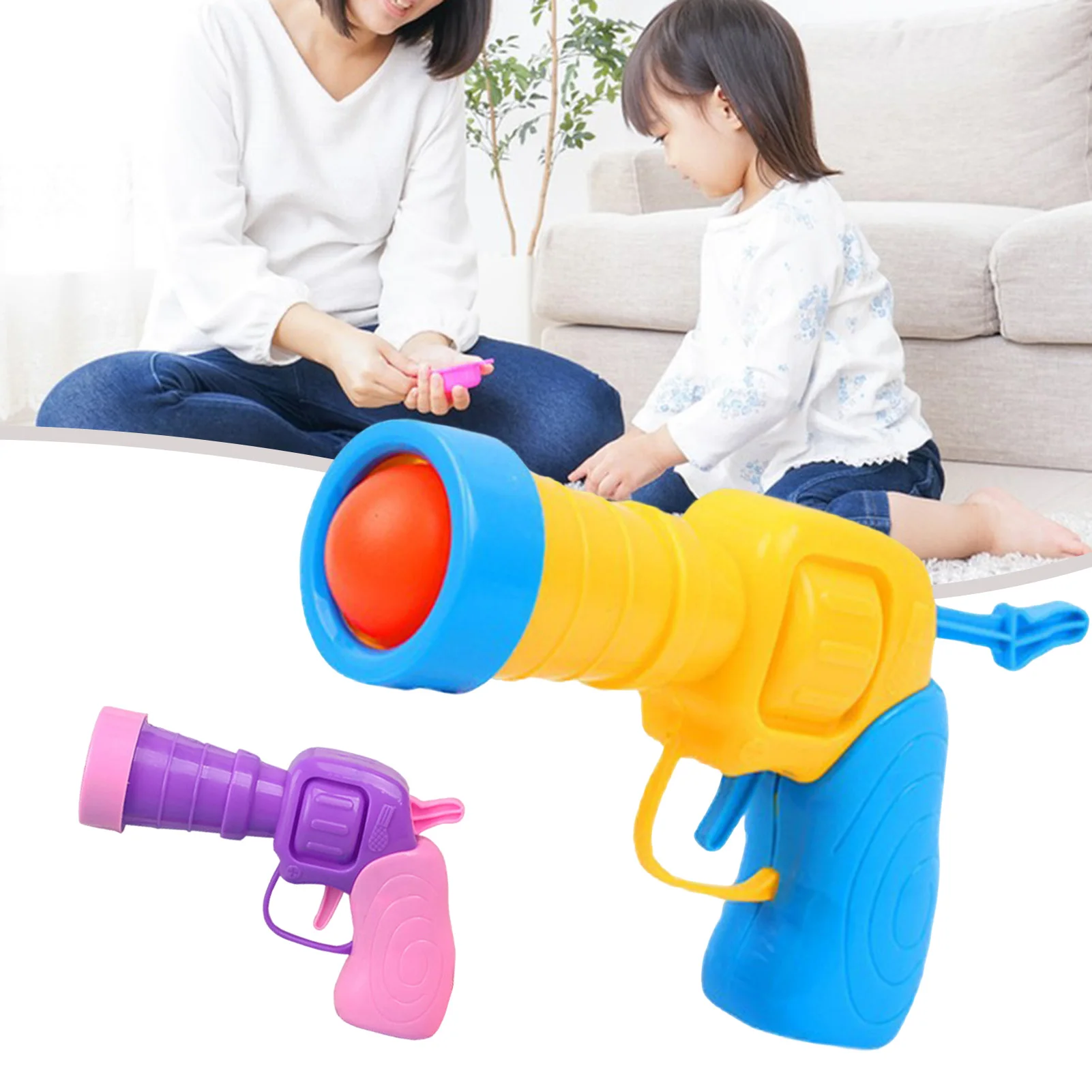 

Kid's Blaster Shooting Toy Soft 2 Plastic Table Tannis Ball Ejection Toy Gun for 7-14 Years Old Boys & Girls PR Sale