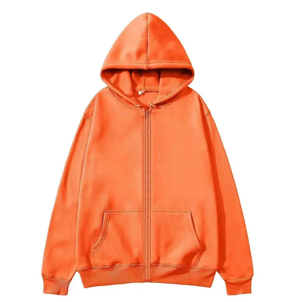 Herbst- und Wintermode für Herren, lässiger schwarzer, grauer und blauer Hoodie mit Reißverschluss, Hip-Hop-Streetwear-Sweatshirt, Skateboard-Hoodie für Herren/Damen – Detail 10