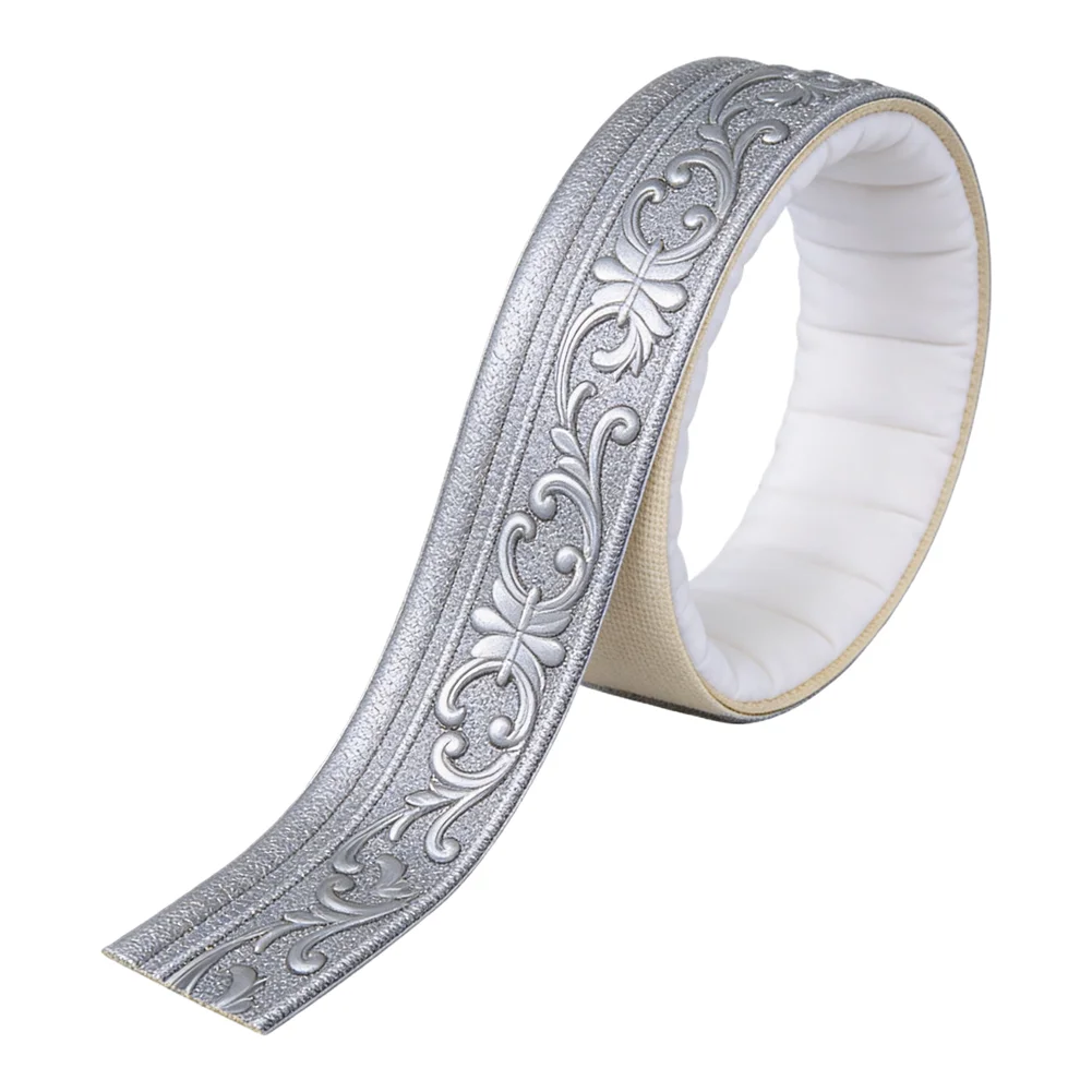 Self-adhesive Strip 3D Wall Trim Waterproof Erosion Resistant Easy To Cut Dirt-repellent For Walls For Ceilings