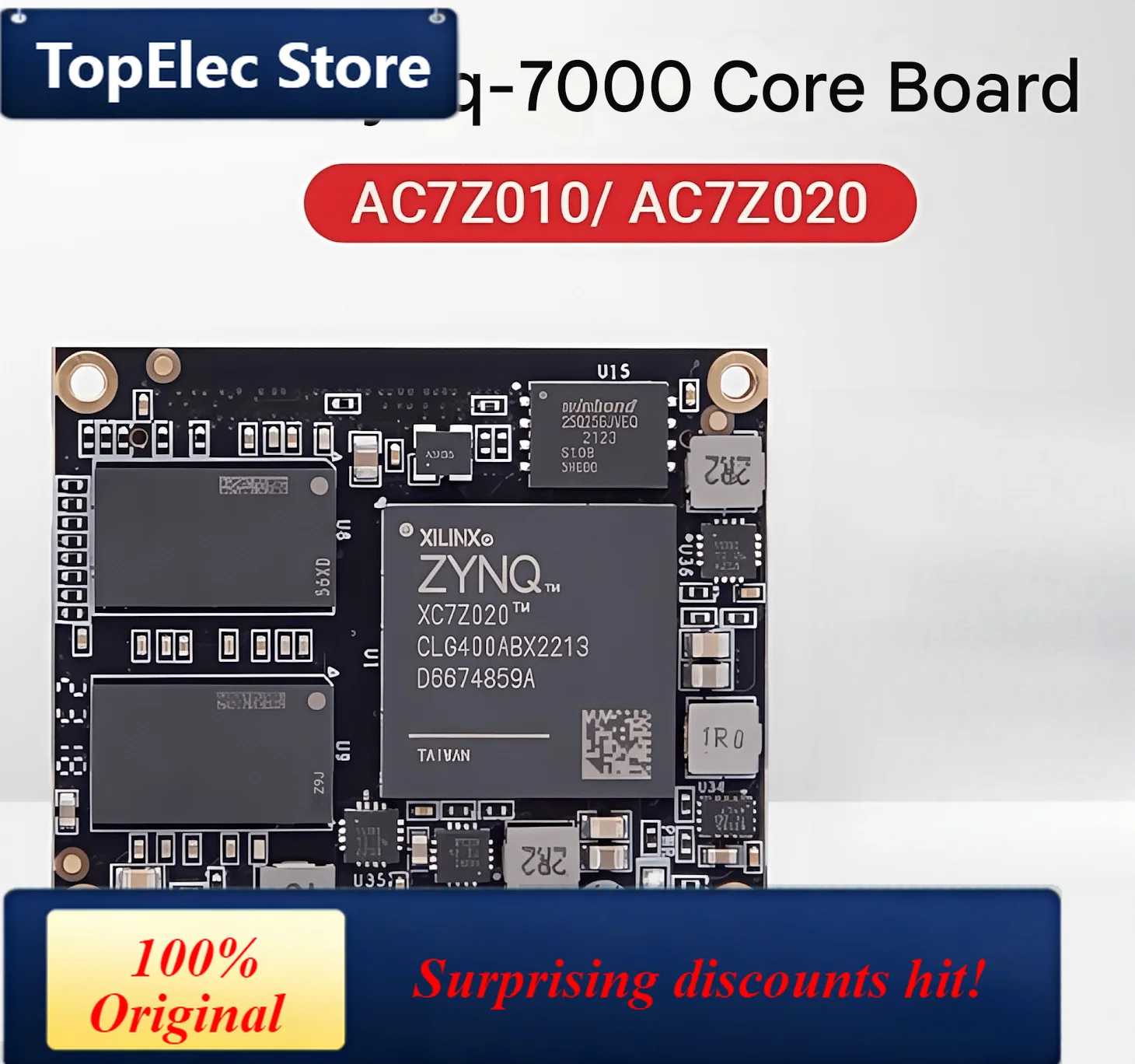 TopElec AC7Z010 AC7Z020 FPGA core board zynq7020 7010 7z020 Xilinx 7000 ARM SOM