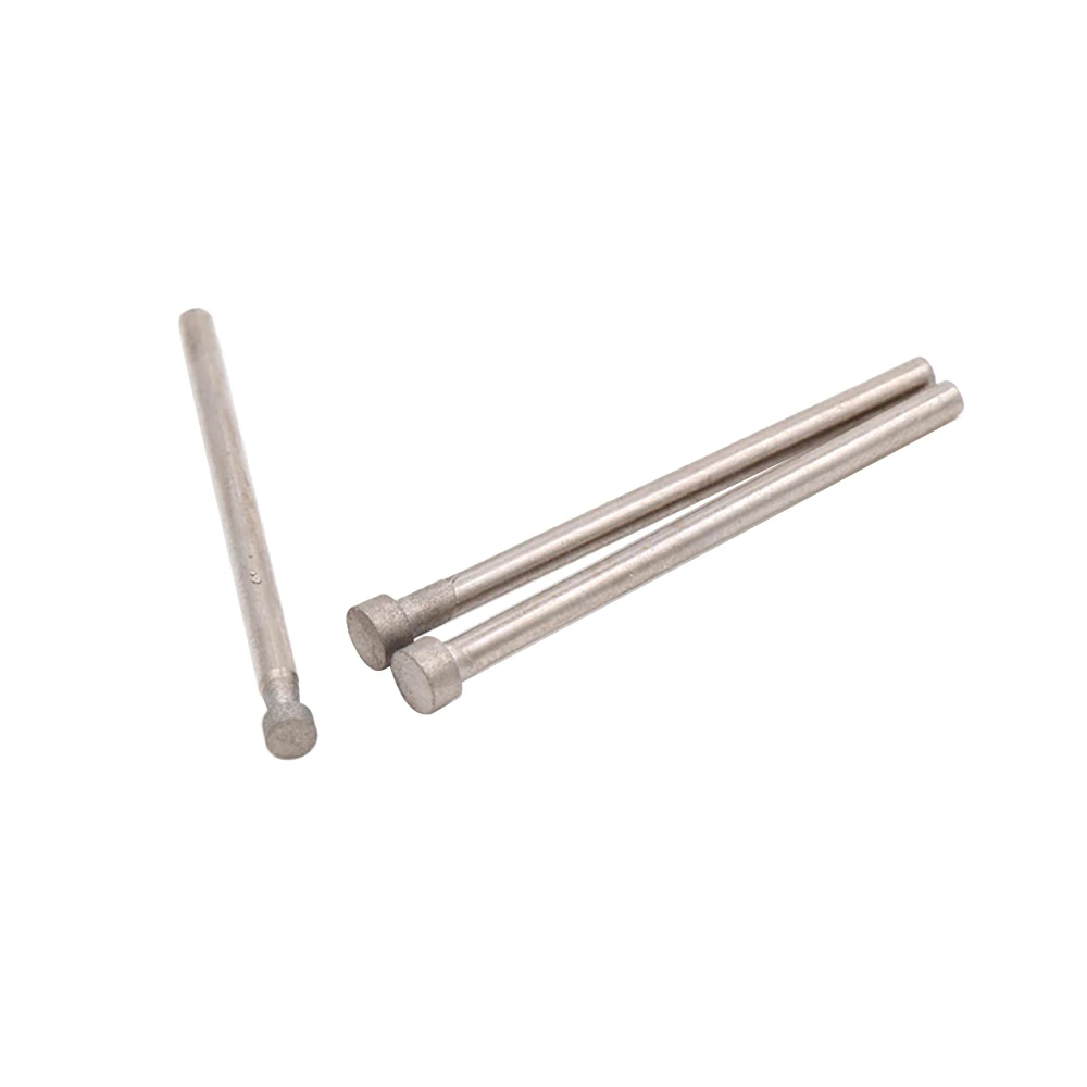 1มม.-4มม.เพชร Burr บดบิต2.35Mm Shank สำหรับแกะสลักหินแก้ว Fine สำหรับ Dremel Rotary เครื่องมือขัด Bits
