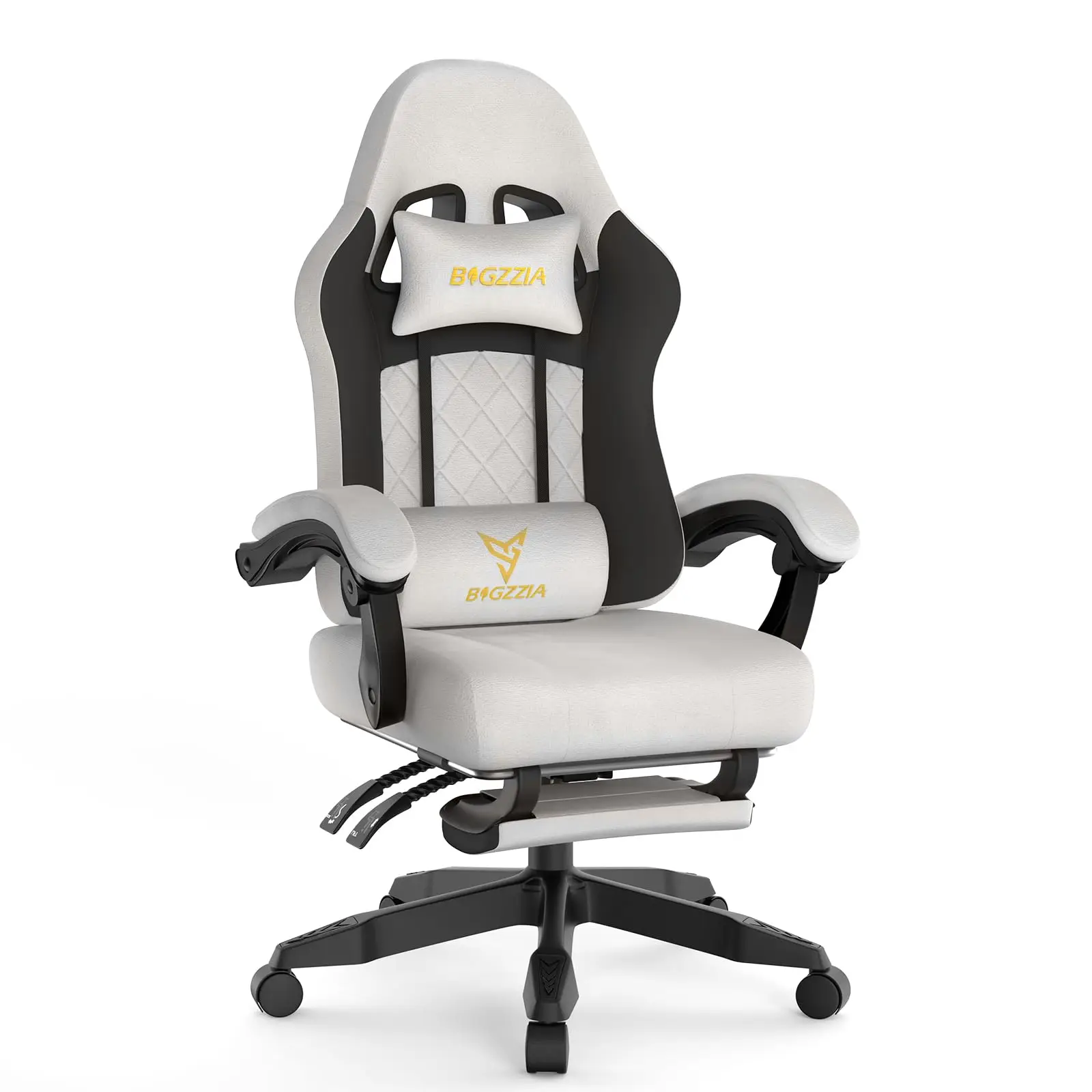 Gaming Chair for Adults, Ergonomic Chair with Extended Footrest