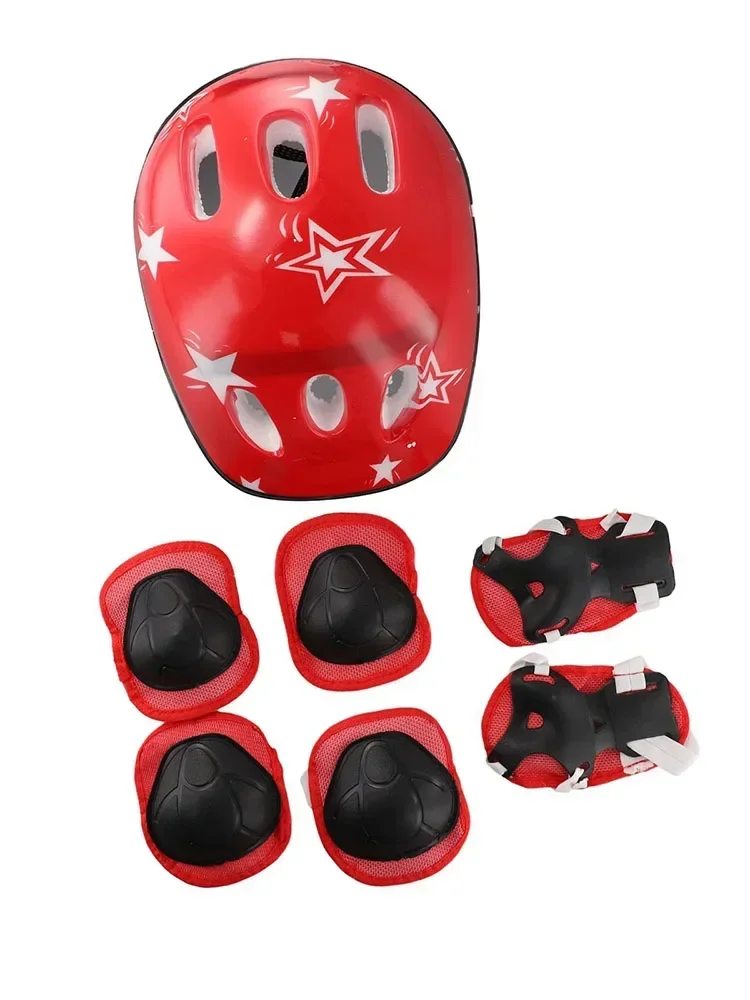 Boys Girls Helmet 7 In 1 Kids Helmet Reduces Sweating Ventilation Breathability Comfortable Fit For Roller Skating