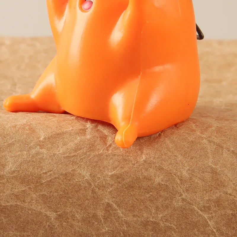 4 Stück Chainsaw Man Niedliche Pochita Figuren Anime-Zubehör Dekorative Ornamente Modell Fansammler-Geschenke Spielzeuge – Detail 4