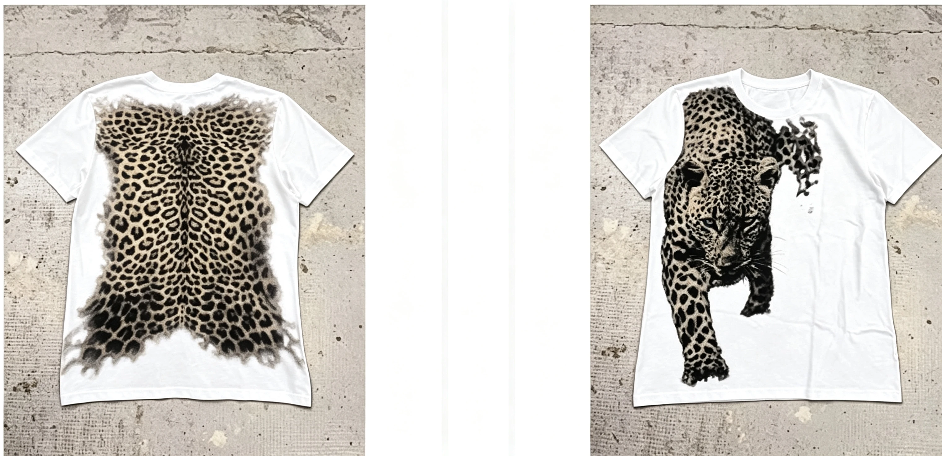 Y2K Original Farbiges T-Shirt mit Geparden-Elementen-Design, Persönliches Kreatives Sommer-Kurzarm-Shirt für Männer, Trendiges Neues Hemd – Detail 6