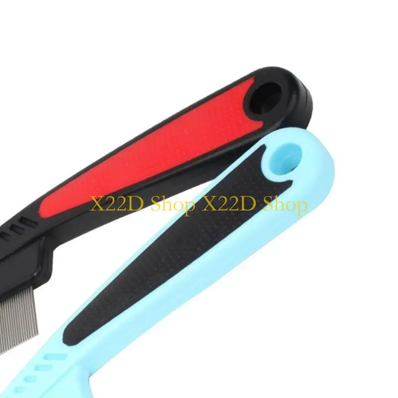 X22D Dog Grooming Tool ABS Deshedding Brush Removes Loose Hair Massage Comb For Regular Coat Maintenance