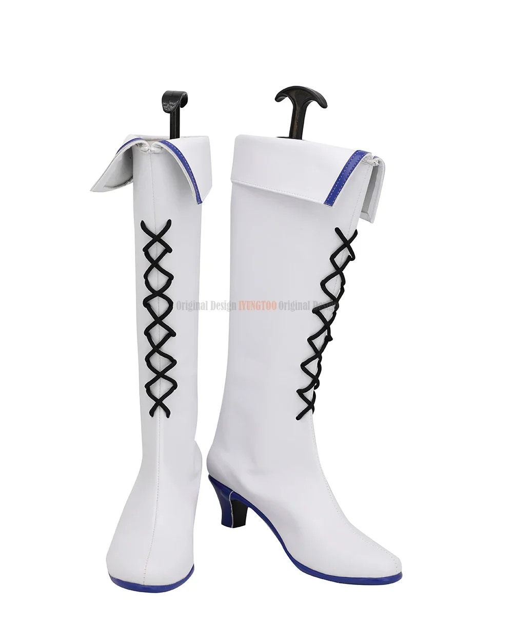 Kallen Kaslana Boots Cosplay Honkai Impact 3 Kallen Cosplay Shoes White Leather Boots Custom Made