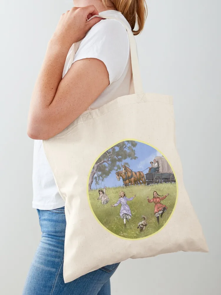 

Prairie Family Tote Bag Women's shopper bag Canvas reusable grocery bags tote bag woman