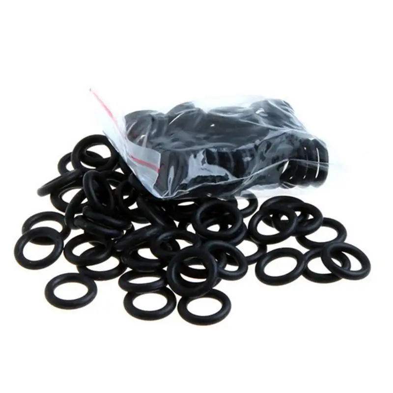 50pcs O-Ring Set Garden Watering Irrigation Accessories Gasket Washer Flat Ring Gasket Washer Rubber Ring Faucet Pipe Tube Seal