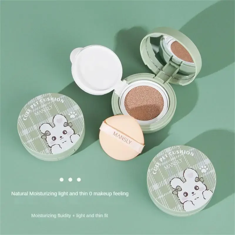 MANSLY Air Cushion Repair Concealer Cream Full Coverage Moisturizing Oil Coutrol Lasting Waterproof Breathable fine powder