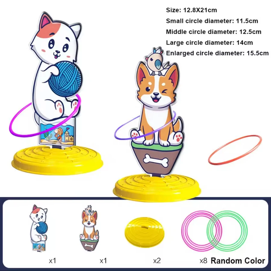Giocattolo da gioco per animali per bambini all'aperto per interni (colore base casuale) Divertente gioco interattivo genitore-figlio, regali di Natale, regalo del Ringraziamento