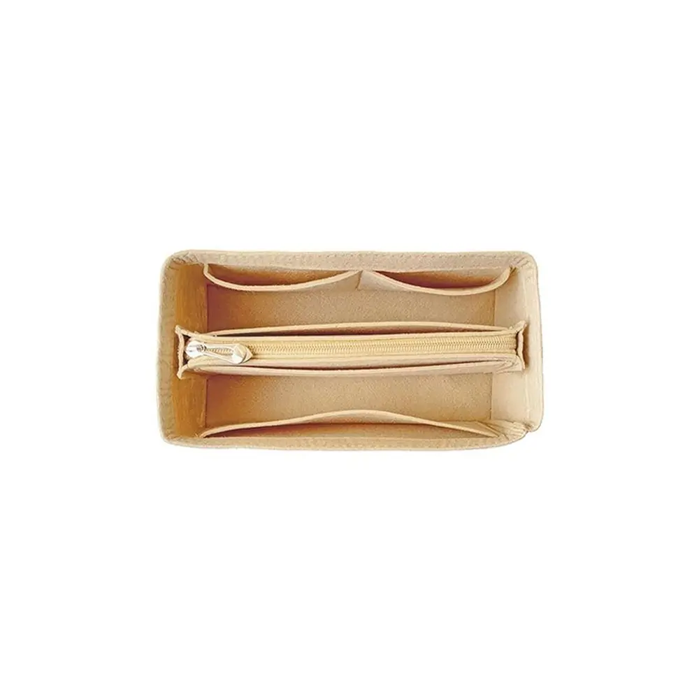 Bolso de fieltro duradero, bolsa de inserción, bolsa portátil con múltiples bolsillos, organizador, bolsa con forro de viaje para Birkin25/30/35